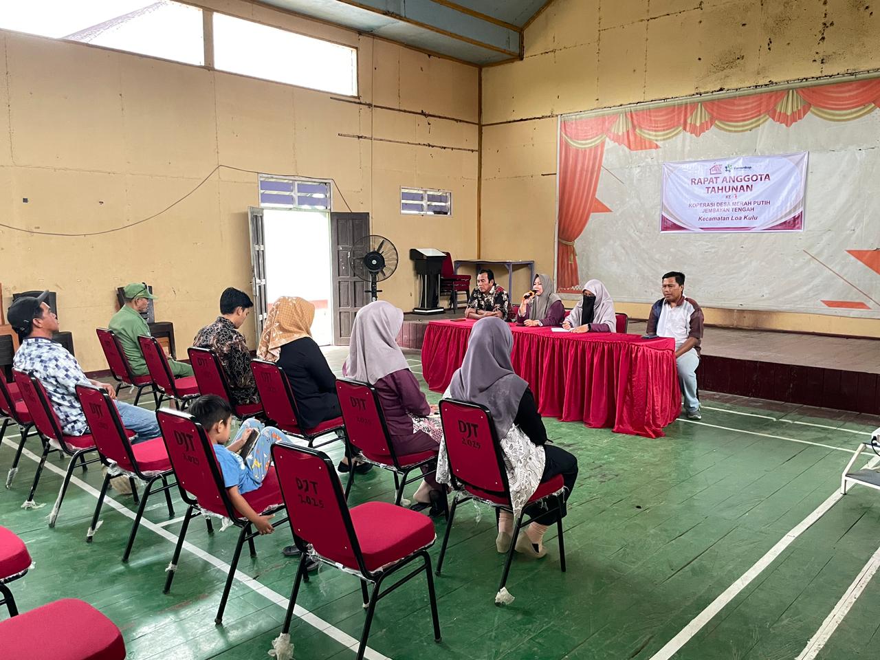 Rapat Tahunan (RAT) Koperasi Desa Merah Putih Desa Jembayan Tengah Tahun Buku 2025