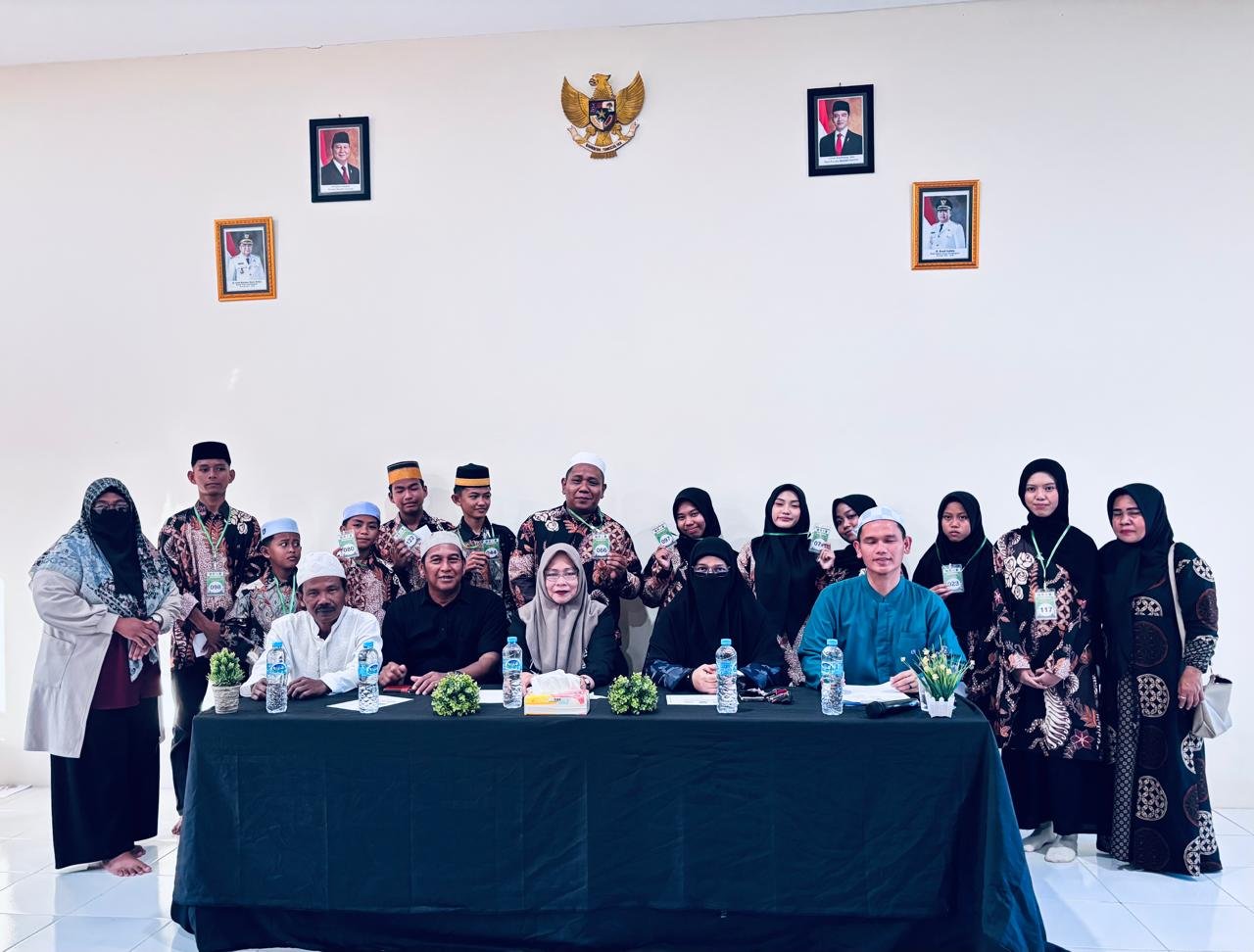 Pelepasan Kafilah MTQ Jembayan Tengah Tingkat Kecamatan di Desa Jongkang